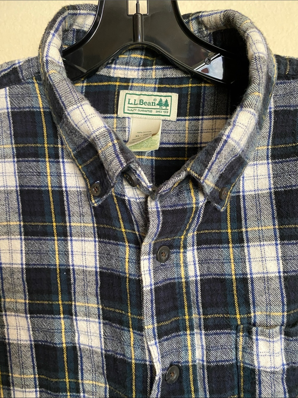 L.L. Bean Multicolor Flannel - Picture 4 of 5